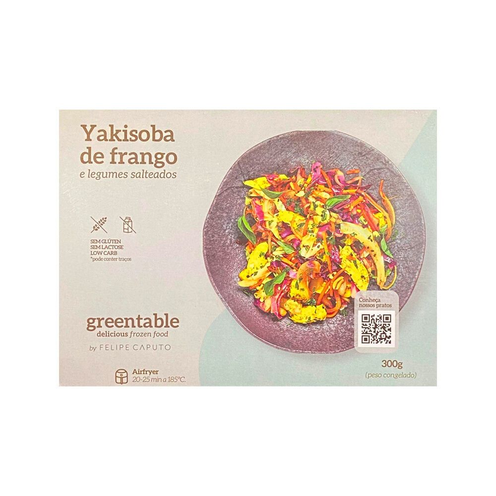 Yakisoba de Frango e Legumes Salteados 300g Green Table