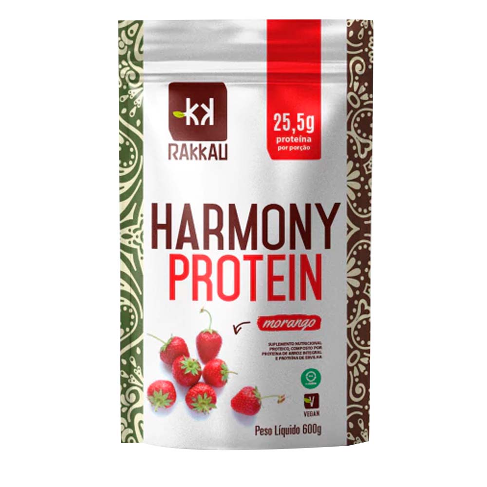 Harmony Protein Morango 600g Rakkau