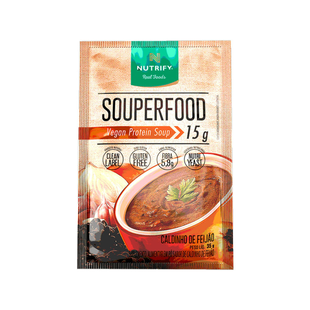 Sopa Proteica Souperfood Sabor Caldinho de Feijão Nutrify