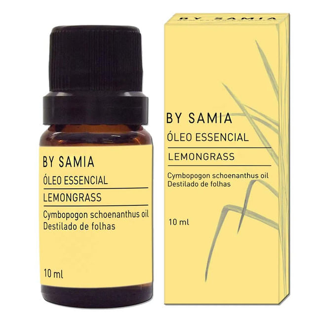 Óleo Essencial de Lemongrass 10ml By Samia