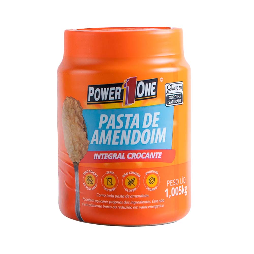 Pasta de Amendoim Integral Crocante 1kg Power One