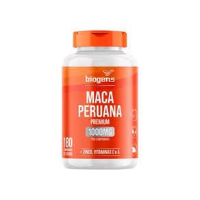 Maca-Peruana-Premium-1000mg---Zinco-Vitaminas-C-e-A-180-Comprimidos-Biogens