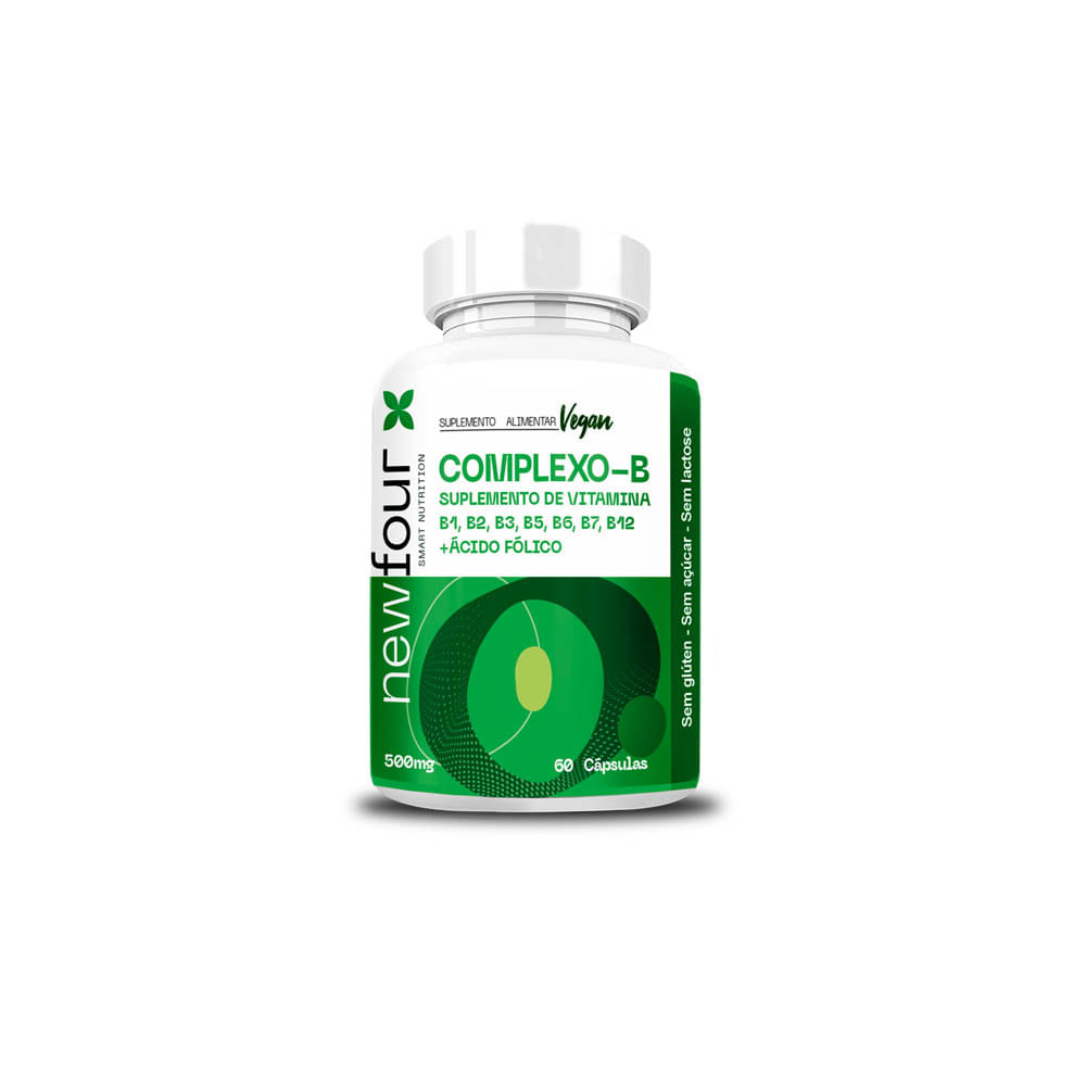 New Four - Complexo B Vegan 60 Cápsulas