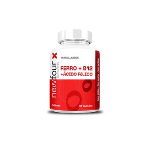 Ferro-Vitamina-B12--Acido-Folico-60-Capsulas-New-Four