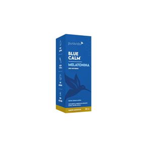 Blue Calm Melatonina em Gotas Sabor Maracujá 20ml Puravida