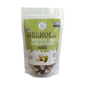 Granola Low Carb de Pistache com Chocolate Branco 220g Bella Granola