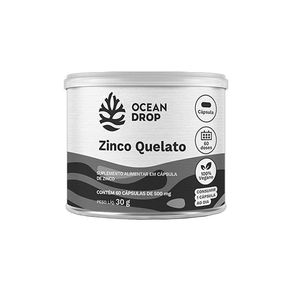 Zinco Quelato 60 Cápsulas Ocean Drop