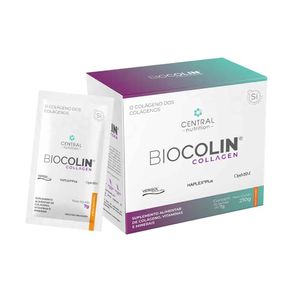 Colágeno Biocolin Tangerina 210g Central Nutrition