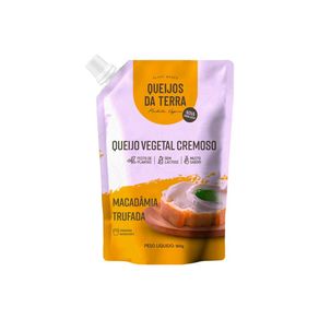 Queijo Vegetal Cremoso Macadâmia Trufada 180g Queijos da Terra