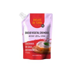 Queijo Vegetal Cremoso Castanha de Caju Defumado 180g Queijos da Terra