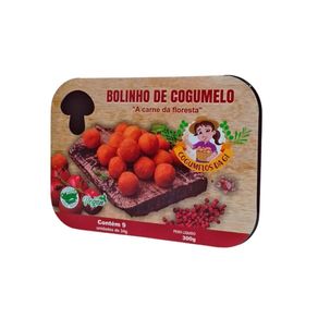 Embalagem-do-bolinho-vegano-de-cogumelo-da-marca-Cogumelos-da-Gi-com-9-unidades-feito-com-ingredientes-naturais-e-crocancia-irresistivel