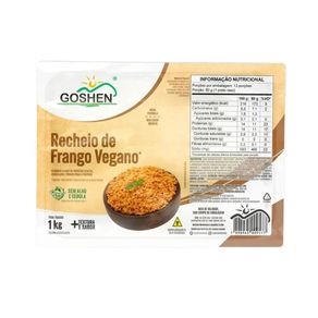 Embalagem-do-recheio-de-frango-vegano-da-marca-Goshen-feito-com-proteina-vegetal-sem-alho-e-cebola-pronto-para-preparo