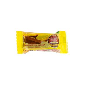 Embalagem-individual-amarela-de-Bananinha-sem-Acucar-Tachao-de-Ubatuba-com-ilustracao-do-doce-e-selo-de-produto-artesanal.