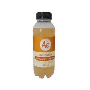 Garrafa-de-kombucha-Ae-sabor-maracuja-e-manjericao-com-350-ml