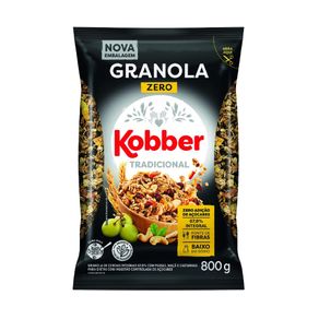 Granola-Kobber-Tradicional-Zero-800g-com-maca-passas-e-castanhas-Zero-adicao-de-acucares