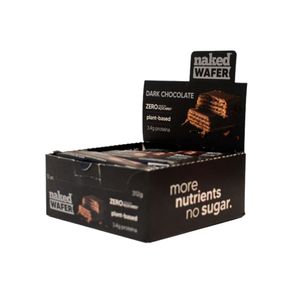 Caixa-com-unidades-de-wafer-plant-based-sabor-chocolate-sem-acucar-com-3g-de-proteina-cada