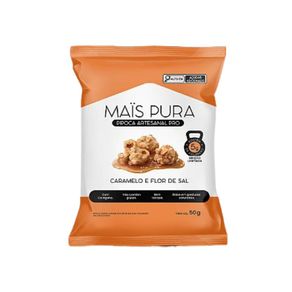Pipoca-Artesanal-Proteica-Caramelo-e-Flor-de-Sal-50g-Mais-Pura