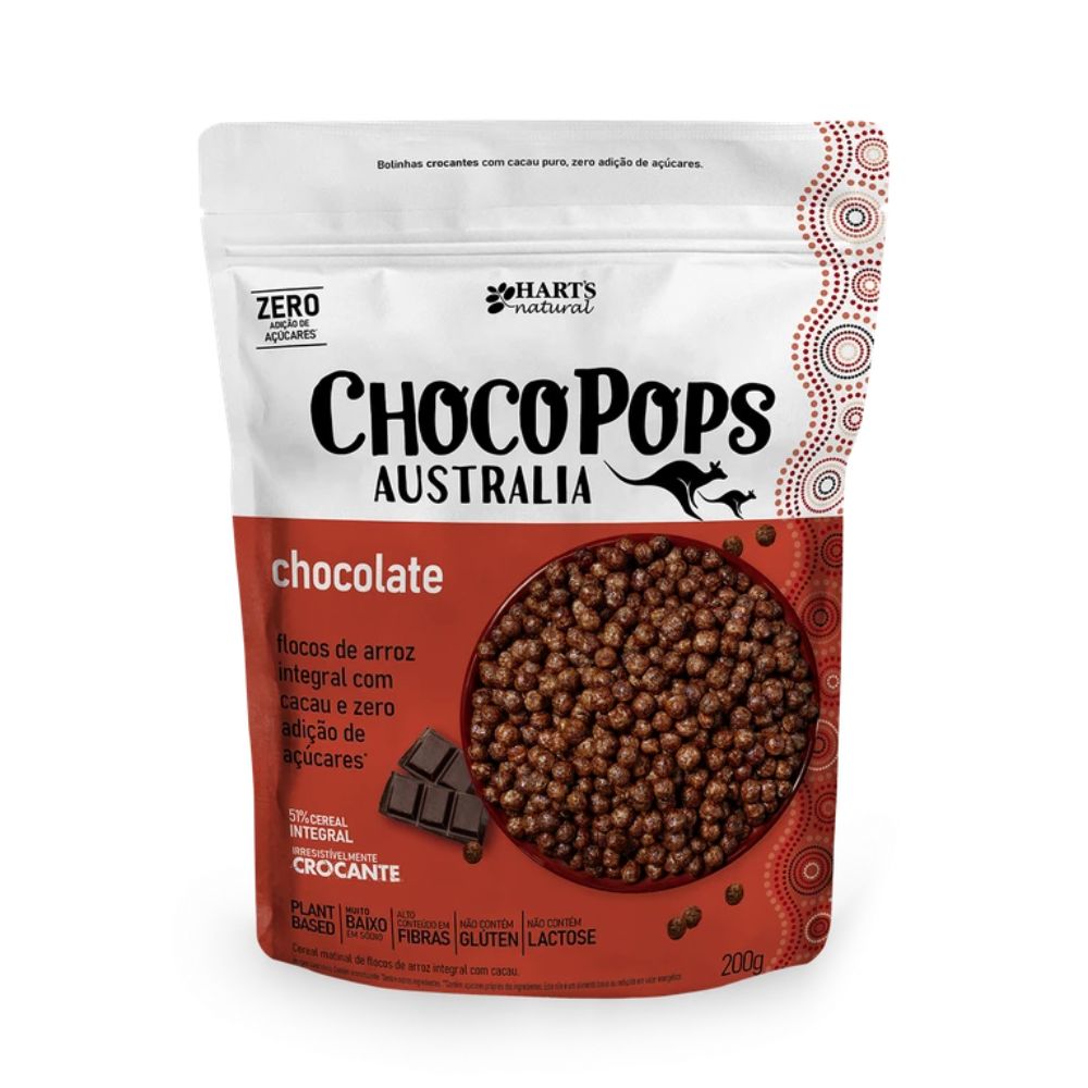 Cereal Matinal ChocoPops Chocolate 200g — Hart's Natural